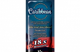 Крем Caribbean с маслом кокоса, экстрактом ягод черники, экстрактом хлопка и бронзаторами