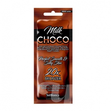 Крем Choco Milk с маслом ши, какао и миндаля, протеинами молока, витаминами и бронзаторами